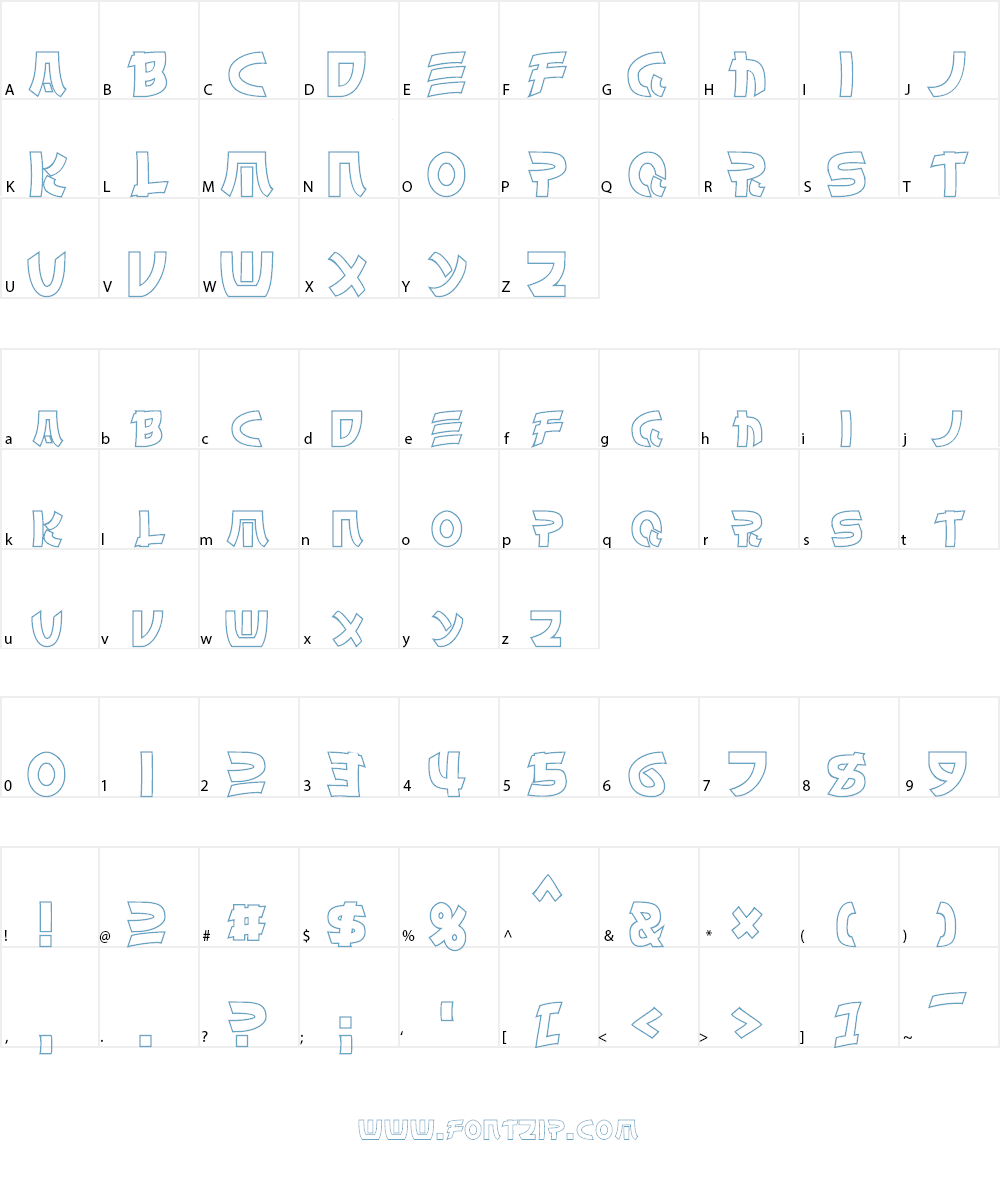 Chinyen Font Character